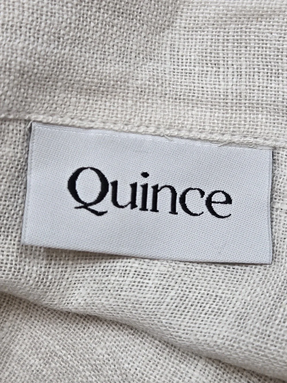 QUINCE Set Of 4 48x84 European Linen Sheer Curtains Cloud 9236